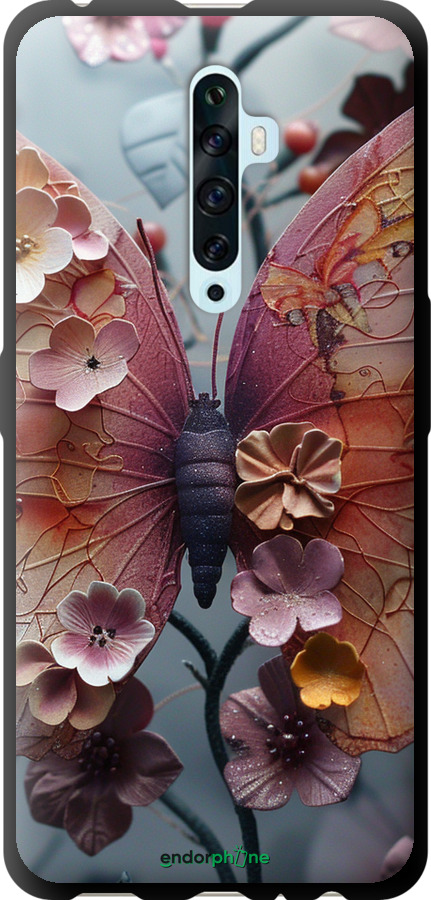 

TPU чохол "Fairy Butterfly" для Oppo Reno 2Z, Рожевий