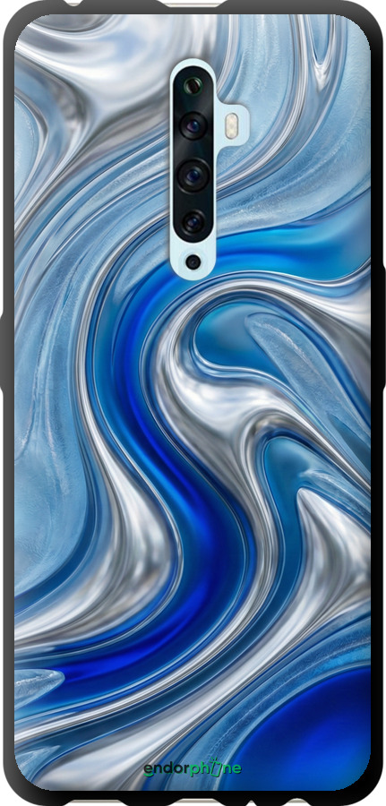 TPU чехол Liquid Chrome для Oppo Reno 2Z - 6781b-1867 изображение 