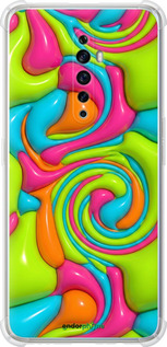 Силикон с усиленными углами чехол Y2K Jelly Dream для Oppo Reno 2Z - 6780sp-1867 изображение 