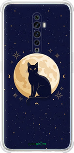 Силіконовий протиударний с посиленими кутами чехол Cute Cat Celestial/Witchy для Oppo Reno 2Z - 6787sp-1867 изображение 