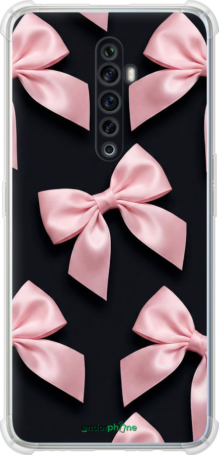 Силикон с усиленными углами чехол Coquette Ribbons Dark Coquette для Oppo Reno 2Z - 6767sp-1867 изображение 