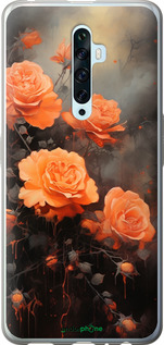 Силіконовий чехол Оранжеві троянди для Oppo Reno 2Z - 5944u-1867 изображение 