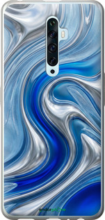 2D пластиковый чехол 'Liquid Chrome' для Oppo Reno 2Z изображение 10