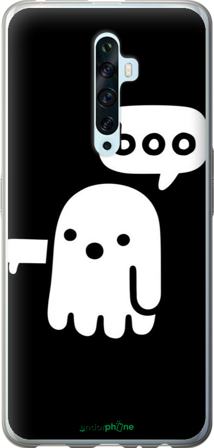 Силіконовий чехол Привид Несхвалення для Oppo Reno 2Z - 6431u-1867 изображение 