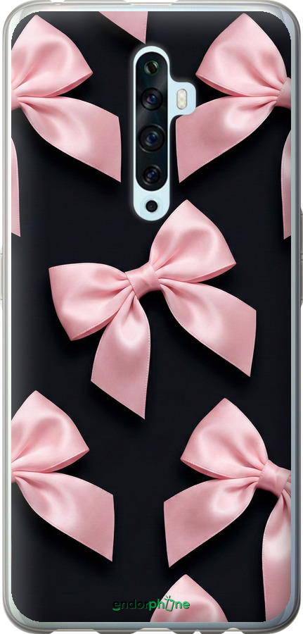 2D пластиковый чехол Coquette Ribbons Dark Coquette для Oppo Reno 2Z - 6767t-1867 изображение 