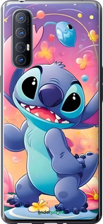 2D пластиковий чехол Стич 2 для Oppo Reno 3 Pro - 6371t-1878 изображение 