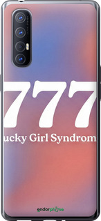 Силиконовый чехол 'Aesthetic Aura Gradient 777 Lucky Energy' для Oppo Reno 3 Pro изображение 5