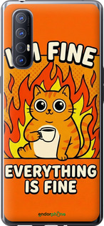 2D пластиковый чехол 'Funny Cat' для Oppo Reno 3 Pro изображение 10