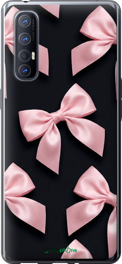 2D пластиковый чехол Coquette Ribbons Dark Coquette для Oppo Reno 3 Pro - 6767t-1878 изображение 