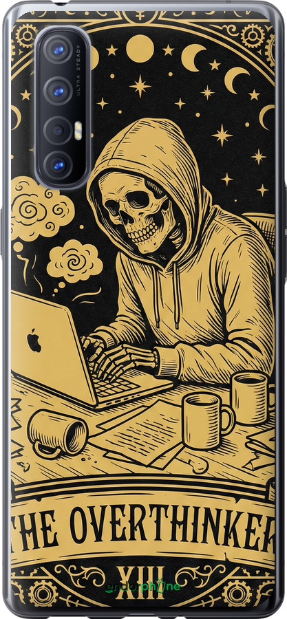 Силиконовый чехол The Overthinker для Oppo Reno 3 Pro - 6774u-1878 изображение 