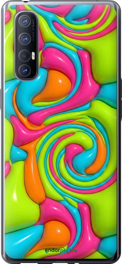 2D пластиковый чехол Y2K Jelly Dream для Oppo Reno 3 Pro - 6780t-1878 изображение 