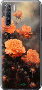 2D пластиковий чехол Оранжеві троянди для Oppo Reno 3 - 5944t-1901 изображение 