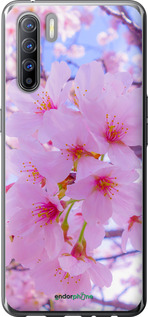 2D пластиковий чехол Сакура для Oppo Reno 3 - 6029t-1901 изображение 