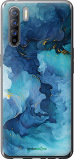 2D пластиковый чехол Акварель для Oppo Reno 3 - 6320t-1901 изображение 