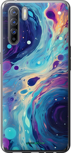 2D пластиковий чехол Арт акварель для Oppo Reno 3 - 6329t-1901 изображение 