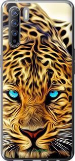 2D пластиковий чехол Леопард для Oppo Reno 3 - 6611t-1901 изображение 