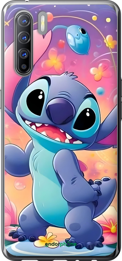 2D пластиковый чехол Стич 2 для Oppo Reno 3 - 6371t-1901 изображение 