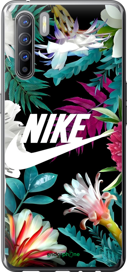 Силіконовий чехол Nike для Oppo Reno 3 - 6378u-1901 изображение 