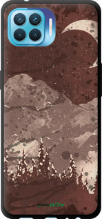 TPU чехол С изображением лунного пейзажа в ночном лесу для Oppo A93 - 6546b-2185 изображение 