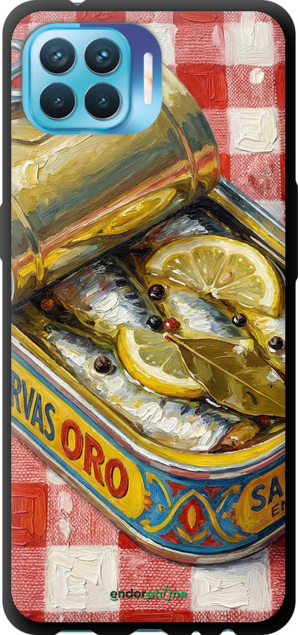 TPU чехол Vintage Sardine Tin Phone для Oppo Reno 4 Lite - 6772b-2099 изображение 