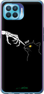2D пластиковый чехол Кошка для Oppo Reno 4 Lite - 6505t-2099 изображение 