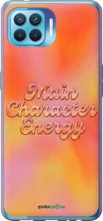 Силиконовый чехол Aura Gradient Main Character Energy Aesthetic Y2K для Oppo Reno 4 Lite - 6783u-2099 изображение 