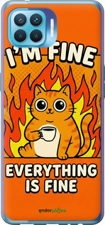 Силиконовый чехол Funny Cat для Oppo Reno 4 Lite - 6786u-2099 изображение 