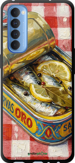 TPU чехол Vintage Sardine Tin Phone для Oppo Reno 4 Pro - 6772b-2024 изображение 