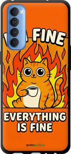 TPU чехол Funny Cat для Oppo Reno 4 Pro - 6786b-2024 изображение 