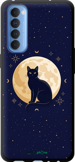 TPU чехол Cute Cat Celestial/Witchy для Oppo Reno 4 Pro - 6787b-2024 изображение 
