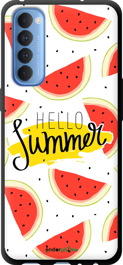 TPU чехол Hello Summer для Oppo Reno 4 Pro - 4356b-2024 изображение 