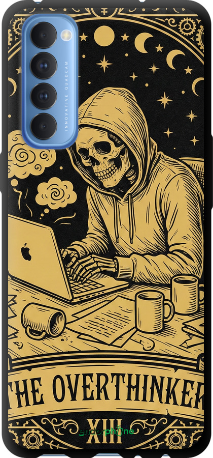 TPU чехол The Overthinker для Oppo Reno 4 Pro - 6774b-2024 изображение 