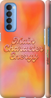 3D пластиковый матовый чехол Aura Gradient Main Character Energy Aesthetic Y2K для Oppo Reno 4 Pro - 6783m-2024 изображение 