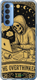 2D пластиковый чехол 'The Overthinker' для Oppo Reno 4 Pro изображение 2