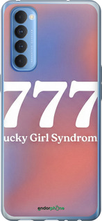 2D пластиковый чехол 'Aesthetic Aura Gradient 777 Lucky Energy' для Oppo Reno 4 Pro изображение 8