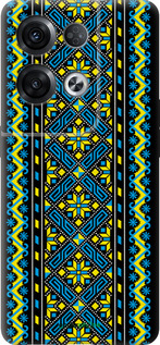 Силиконовый чехол Вышиванка 39 для Oppo Reno8 Pro 5G - 1173u-2615 изображение 