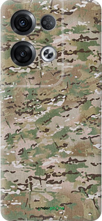 Силиконовый чехол Камуфляж v5 для Oppo Reno8 Pro 5G - 1201u-2615 изображение 