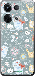 Силіконовий чехол Кошенята v3 для Oppo Reno8 Pro 5G - 1223u-2615 изображение 