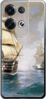 Силиконовый чехол Айвазовский. Корабли для Oppo Reno8 Pro 5G - 160u-2615 изображение 