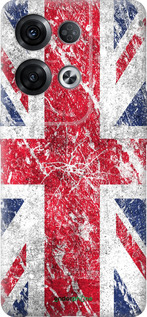 Силіконовий чехол Прапор Великобританії 1 для Oppo Reno8 Pro 5G - 386u-2615 изображение 