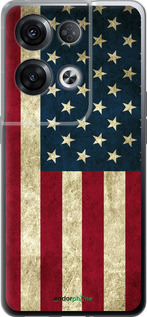 Силіконовий чехол Прапор США для Oppo Reno8 Pro 5G - 395u-2615 изображение 