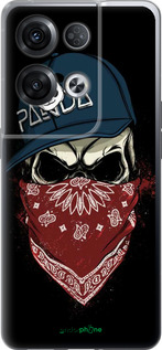 Силиконовый чехол Череп в кепке для Oppo Reno8 Pro 5G - 4127u-2615 изображение 