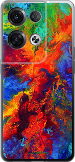 Силиконовый чехол Акварель на холсте для Oppo Reno8 Pro 5G - 4150u-2615 изображение 