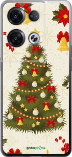 Силиконовый чехол Новогодняя елка для Oppo Reno8 Pro 5G - 4198u-2615 изображение 