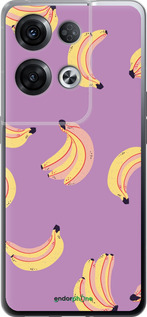 Силиконовый чехол Бананы для Oppo Reno8 Pro 5G - 4312u-2615 изображение 