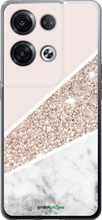 Силіконовий чехол Пастельний мармур для Oppo Reno8 Pro 5G - 4342u-2615 изображение 