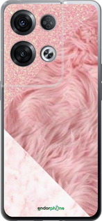Силиконовый чехол Розовые текстуры для Oppo Reno8 Pro 5G - 4343u-2615 изображение 