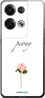 Силиконовый чехол Пион для Oppo Reno8 Pro 5G - 4366u-2615 изображение 