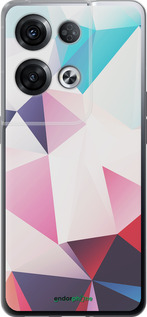 Силиконовый чехол Геометрия 3 для Oppo Reno8 Pro 5G - 4415u-2615 изображение 