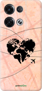 Силиконовый чехол Путешествуй для Oppo Reno8 Pro 5G - 4607u-2615 изображение 